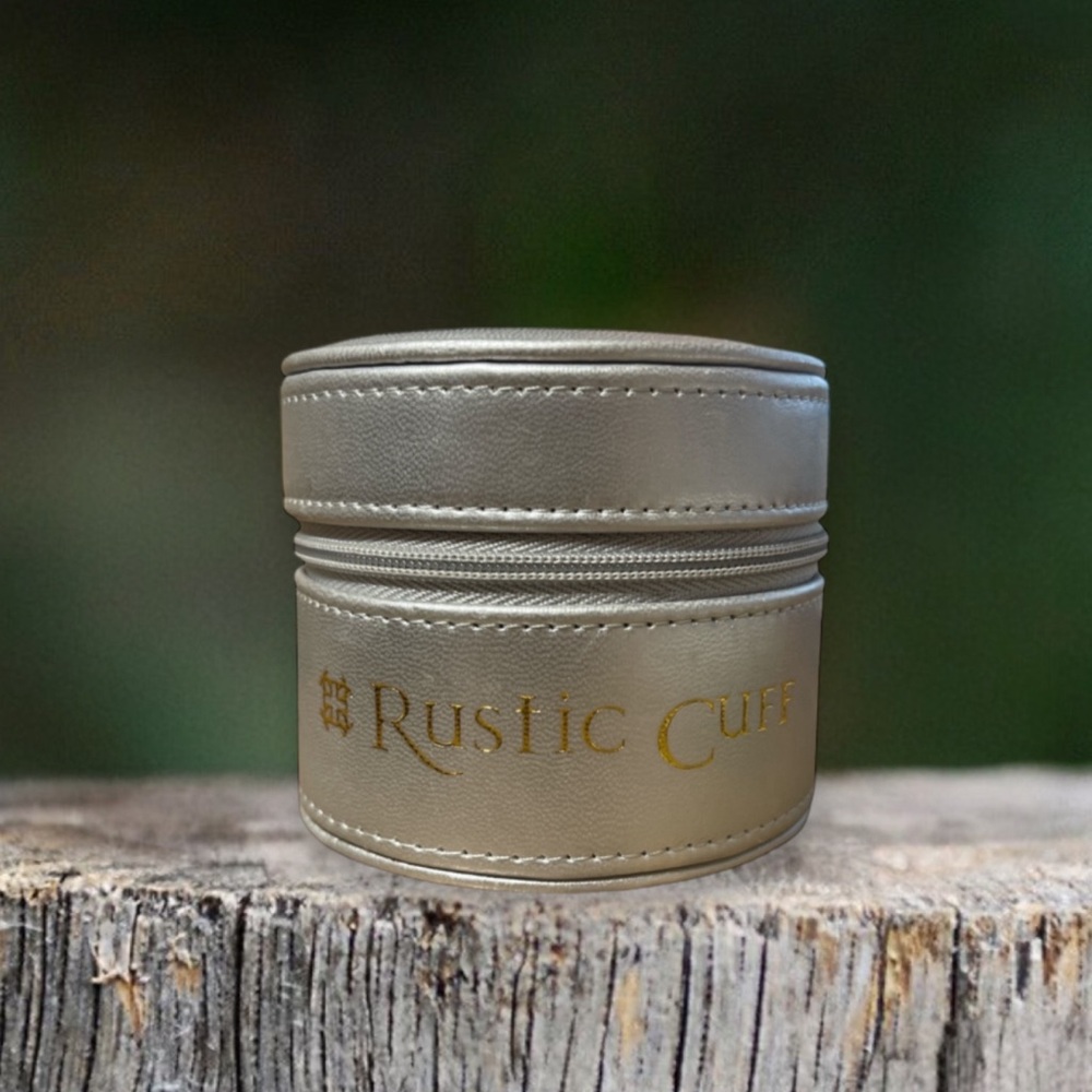 Rustic Cuff Travel Jewelry Case